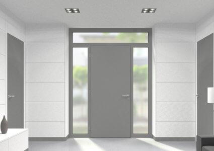 Aluminium Oberlicht für Türen der Stärke 60mm | Holztürenland